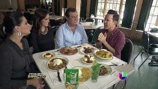 Pamela SilvaConde y Bárbara Bermudo en un tour gastronómico en la Calle 8 de Miami [upl. by Chemosh850]