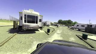 Video Tour of Lemoore NAS RV Park CA [upl. by Ailatan]