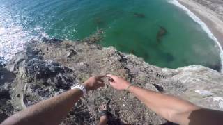 Man Survives Dangerous Cliff Jump [upl. by Vanhook831]