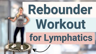 Full Body Rebounder Workout Easy for Lymphatics [upl. by Asseram523]