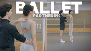 BALLET PARTNERING CLASS  TRICKS for BETTER COORDINATION [upl. by Akerdnahs]