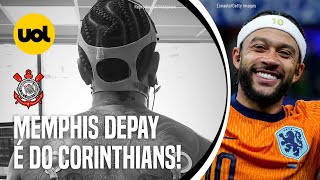 MEMPHIS DEPAY ASSINA CONTRATO COM O CORINTHIANS E POSTA VÍDEO DE EXAMES MÉDICOS [upl. by Eislehc724]