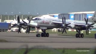 Tupolev Tu95MS Engine Start and Takeoff [upl. by Studner835]