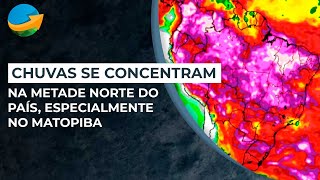 Chuvas se concentram na metade norte do país especialmente no Matopiba nesta semana [upl. by Duggan]