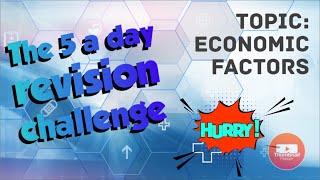 BTEC Health amp Social Care 5 minutes a day revision challenge  Economic amp Major life events [upl. by Enialb]