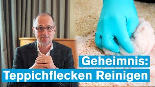 So entfernen Sie jeden Teppichflecken sofort  DIY Tipp  Teppich reinigen [upl. by Eillim]