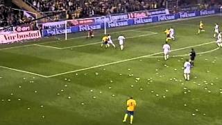 LARSSON  against iceland 2005 zlatan assist [upl. by Inaffit]