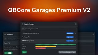 QBCore Garages V2  Best FiveM Garages Ever Made [upl. by Siol149]