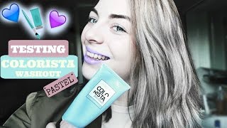 TESTING COLORISTA WASHOUT PASTEL BLUEGREYPURPLEHAIR  VLOG 6 [upl. by Terchie]