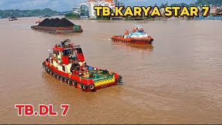 See clearly Seconds from the TBKarya Star 7 barge to entering under the bridge ❗ [upl. by Aciretehs]