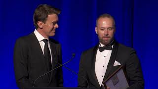 Steve Pennells acceptance The Australian Media Hall of Fame [upl. by Brena488]