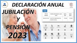 DECLARACION ANUAL PENSIONES Y JUBILACIONES [upl. by Annaoy]