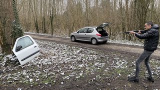 CARABINE À PLOMB VS PORTIÈRE [upl. by Asirem]