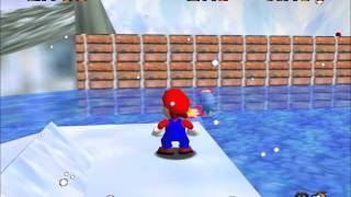 Super Mario 64  Snowman Land  Shell Shreddin for 8 Red Coins  80120 [upl. by Norma]