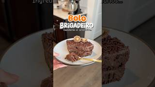 Brigadeiro chocolatecake chocolate brigadeiro receta recipe [upl. by Ayaros264]