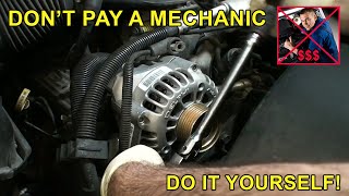 How to Install  Remove amp Replace an Alternator [upl. by Oys856]