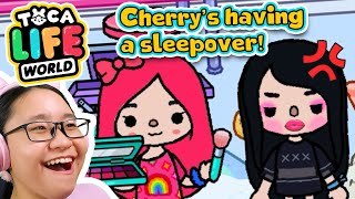 Toca Life World  Cherrys Sleepover [upl. by Dnallor]