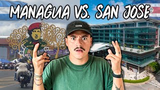 COMPARANDO MANAGUA Nicaragua 🇳🇮VS SAN JOSÉ Costa Rica 🇨🇷  ¿Donde hay más nicaragüenses 😰 [upl. by Nnylyam782]