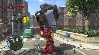 LEGO Marvel Super Heroes  Mini Characters Red Brick Location amp Demonstration Free Roam [upl. by Nosnibor]