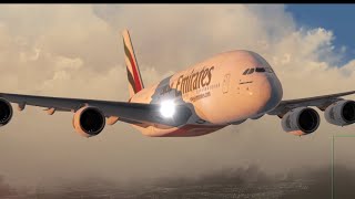 Aerofly Global mobileEmirates A380  flight better aeroflyfsglobal aeroplane aviation aircraft [upl. by Reiniar40]