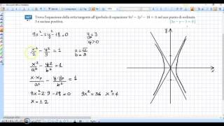 Esercizio tangente a uniperbole [upl. by Hbahsur]