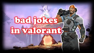 bad jokes in valorant [upl. by Nauqyaj]