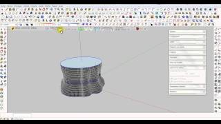 tuto sketchup creation dune nappe avec plugin curviloft [upl. by Joette75]