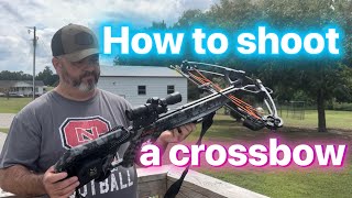 How to SHOOT a Crossbow with CRANK [upl. by Griffis]