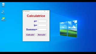 Réaliser une calculatrice avec Qt Designer  Interface Graphique  Activité pour Bac Scientifiques [upl. by Airalav555]