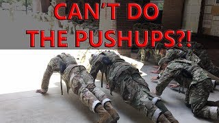 If You Cant Do The Exercise At Basic Training What Happens [upl. by Gnilrac]