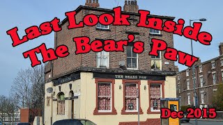 Last look inside The Bears Paw Pub Liverpool [upl. by Acinyt]