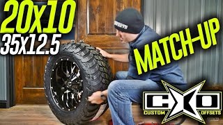 Custom Offsets Match Up 35x125 on 20X10 [upl. by Meave]