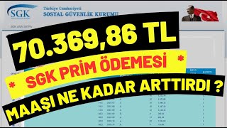 ASGARİ ÜCRETİN 6 KATI SGK ÖDEMESİ MAAŞI NE KADAR ARTTIRDI [upl. by Aniroz]