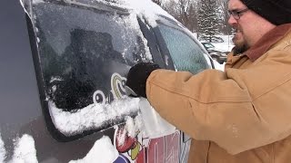 Does This Magical Car Window Defrosting Spray Work [upl. by Eltsyrk]