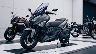 2025 Yamaha TMAX 750 Scooter In a new design and look [upl. by Enyalaj]