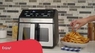 How to Use the GAF858 Gourmia 8Quart Digital Air Fryer [upl. by Asehr228]