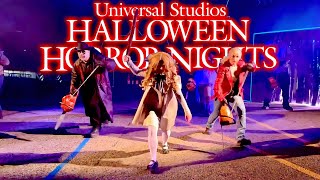 Explore Halloween Horror Nights Hollywood 2024  INSIDE ALL 8 HAUNTED HOUSES [upl. by Etak]