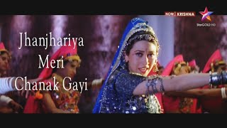 Jhanjhariya Meri Chanak Gayi Full Song  Alka Yagnik  Krishna 1996  Sunil Shetty Karishma Kapoor [upl. by Derna67]