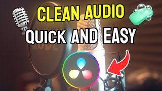 DaVinci Resolve Audio Noise Reduction  How to Clean Audio [upl. by Laerol43]