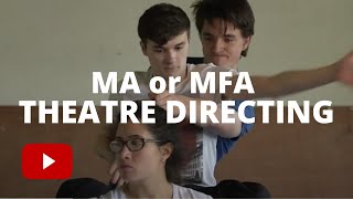 East 15 Acting School  MA or MFA Theatre Directing [upl. by Arlie496]