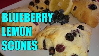 Blueberry Lemon Scones Recipe  Episode 62 [upl. by Wichern]