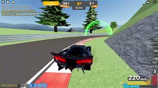 Roblox Driving Empire  2022 Rovana Racer Test Drive In Circuit Race No Talking [upl. by Ahsemrak]