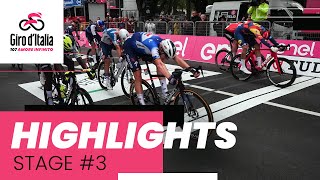 Giro dItalia 2024  Stage 3 Highlights [upl. by Nauqyt305]