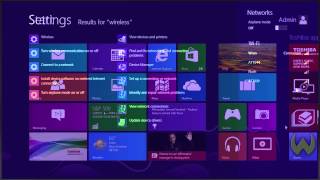 Toshiba HowTo Connecting to a WiFi network using Windows 8 [upl. by Zingg]