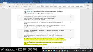 Exp19ExcelCh01HOEAssessmentOKOS  Excel Chapter 1 HandsOn Exercise Assessment – OKOSComplete [upl. by Ahsekyw]