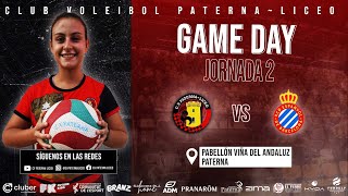 1º NACIONAL FEMENINA  CV PATERNALICEO VS SD ESPANYOL  JORNADA 2 [upl. by Arba892]