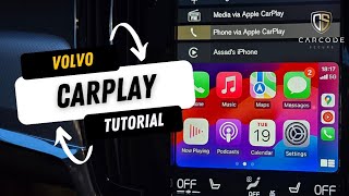 Volvo Apple CarPlay  How to Use and Activate [upl. by Inoek504]