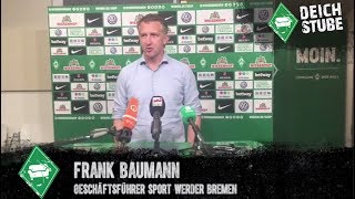 WerderSportchef Baumann über Neuzugang Möhwald [upl. by Salvucci624]