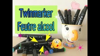 Twinmarker feutre alcool Top ou Flop  Astuces et conseils [upl. by Irolav]