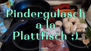 Lecker Sonntagsessen  gulasch mit nudeln [upl. by Enayd]